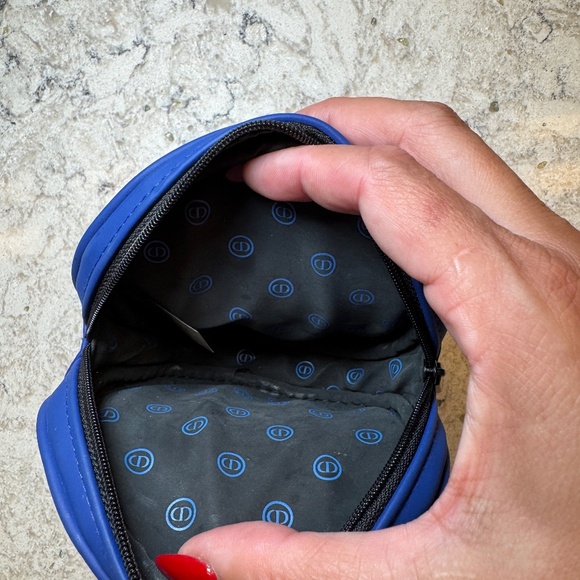 DIOR Beauté Cosmectic Bag‎ pouch case round 5' Round colbolt blue - Picture 7 of 12